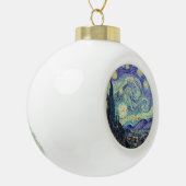 Vincent Van Gogh The Starry Night Keramik Kugel-Ornament (Links)