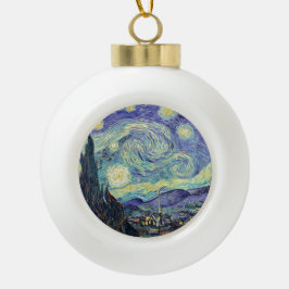 Vincent Van Gogh The Starry Night Keramik Kugel-Ornament