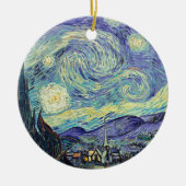 Vincent Van Gogh The Starry Night Keramik Ornament (Vorne)