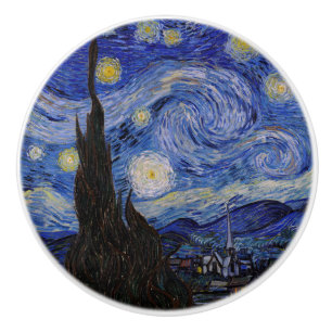 Vincent Van Gogh - The Starry night Keramikknauf