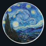 Vincent Van Gogh The Starry Night Keramikknauf<br><div class="desc">Vincent Van Gogh's The Starry Night Detail</div>
