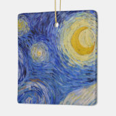 Vincent Van Gogh - The Starry night Keramikornament (Links)