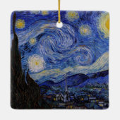 Vincent Van Gogh - The Starry night Keramikornament (Rückseite)