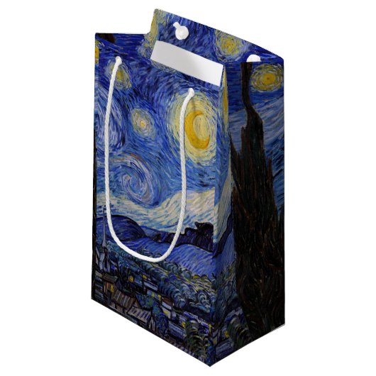Vincent Van Gogh - The Starry night Kleine Geschenktüte (Vorderseite Schrägansicht)