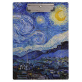 Vincent Van Gogh - The Starry night Klemmbrett (Vorderseite)