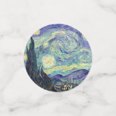 Vincent Van Gogh The Starry Night Konfetti (Klein Vorderseite)