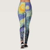 Vincent Van Gogh / The Starry Night Leggings (Rückseite)