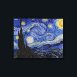 Vincent Van Gogh - The Starry night Leinwanddruck<br><div class="desc">The Starry Night / La nuit etoilee - Vincent Van Gogh im Jahr 1889</div>