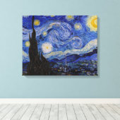 Vincent Van Gogh - The Starry night Leinwanddruck (Insitu (Holzboden))
