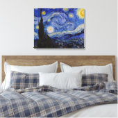Vincent Van Gogh - The Starry night Leinwanddruck (Insitu (Schlafzimmer))