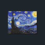 Vincent Van Gogh - The Starry night Leinwanddruck<br><div class="desc">The Starry Night / La nuit etoilee - Vincent Van Gogh im Jahr 1889</div>