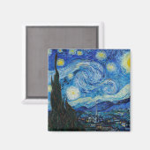 Vincent Van Gogh The Starry Night Magnet (Vorderseite/Rückseite)