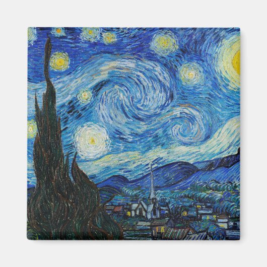 Vincent Van Gogh The Starry Night Magnet (Vorne)