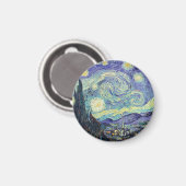 Vincent Van Gogh The Starry Night Magnet (Vorderseite/Rückseite)