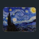 Vincent Van Gogh - The Starry night Magnet<br><div class="desc">The Starry Night / La nuit etoilee - Vincent Van Gogh im Jahr 1889</div>