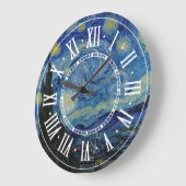 Vincent van Gogh - The Starry Night | Masterpiece Große Wanduhr (Winkel)