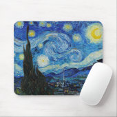 VINCENT VAN GOGH "THE STARRY NIGHT" MAUSPAD (Mit Mouse)