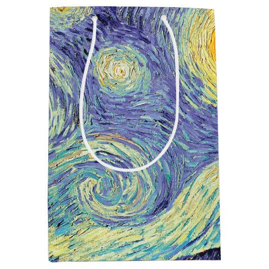 Vincent Van Gogh The Starry Night Mittlere Geschenktüte (Vorderseite)