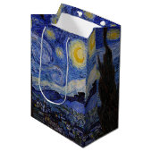 Vincent Van Gogh - The Starry night Mittlere Geschenktüte (Vorderseite Schrägansicht)