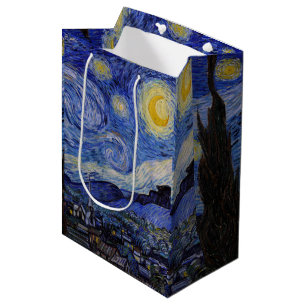 Vincent Van Gogh - The Starry night Mittlere Geschenktüte