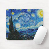 Vincent Van Gogh The Starry Night Mousepad (Mit Mouse)