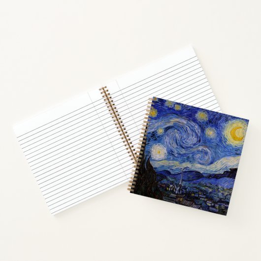 Vincent Van Gogh - The Starry night Notizblock (Innenseite)