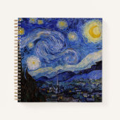 Vincent Van Gogh - The Starry night Notizblock (Vorderseite)