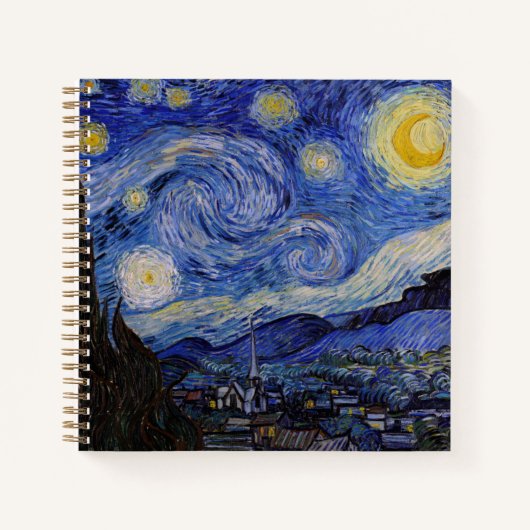 Vincent Van Gogh - The Starry night Notizblock (Vorderseite)