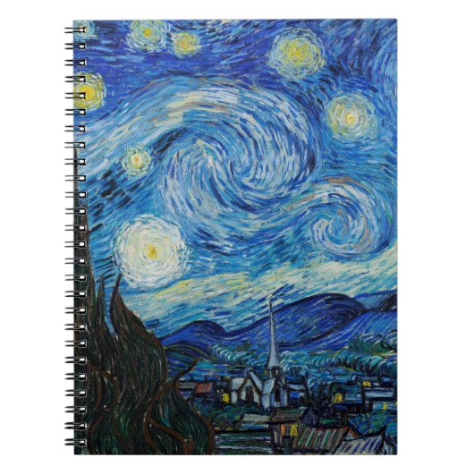 Vincent Van Gogh The Starry Night Notizblock (Vorderseite)