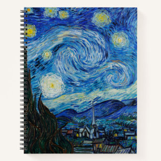 Vincent Van Gogh The Starry Night Notizblock