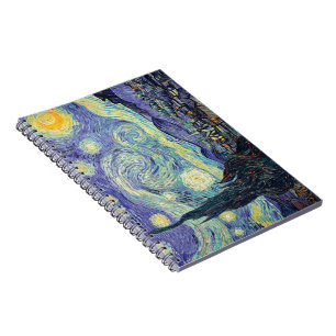 Vincent Van Gogh The Starry Night Notizblock