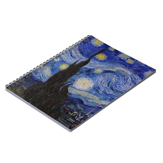 Vincent Van Gogh - The Starry night Notizblock (Linke Seite)