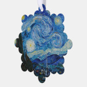 Vincent Van Gogh The Starry Night Ornament Karte (Linke Ecke)