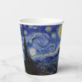 Vincent Van Gogh - The Starry night Pappbecher (Rückseite)