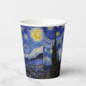 Vincent Van Gogh - The Starry night Pappbecher (Links)