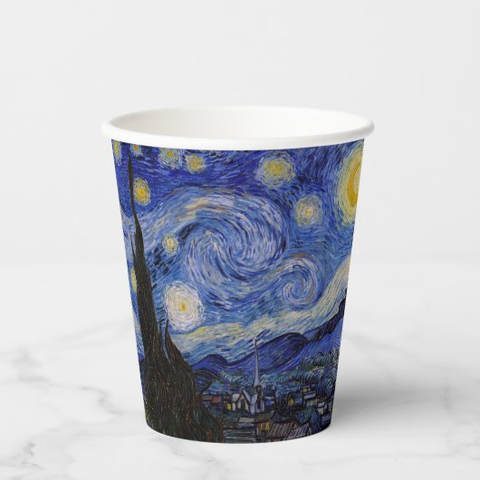 Vincent Van Gogh - The Starry night Pappbecher (Vorderseite)
