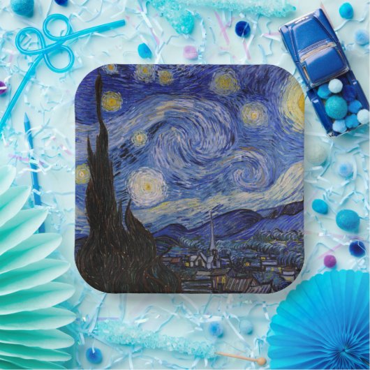 Vincent Van Gogh - The Starry night Pappteller (Party)