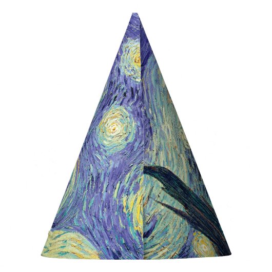 Vincent Van Gogh The Starry Night Partyhütchen (Rückseite)