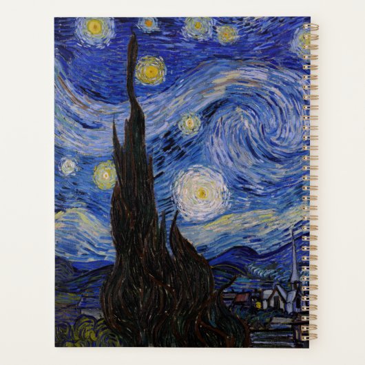 Vincent Van Gogh - The Starry night Planer (Rückseite)