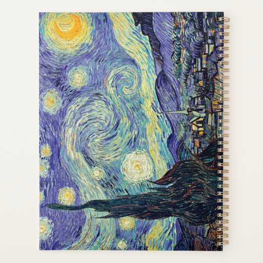 Vincent Van Gogh The Starry Night Planer (Rückseite)