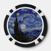 Vincent Van Gogh - The Starry night Pokerchips (Rückseite)