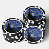 Vincent Van Gogh - The Starry night Pokerchips (Stapel)