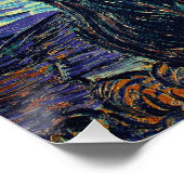 Vincent Van Gogh The Starry Night Poster (Ecke)