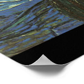 Vincent Van Gogh - The Starry Night Poster (Ecke)