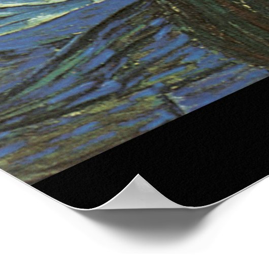 Vincent Van Gogh - The Starry Night Poster (Ecke)
