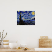 Vincent Van Gogh - The Starry night Poster (Küche)
