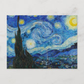 Vincent Van Gogh The Starry Night Postkarte (Vorderseite)