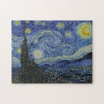 Vincent Van Gogh, The Starry Night Puzzle<br><div class="desc">Vincent Van Gogh - The Starry Night,  1889.</div>