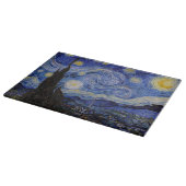 Vincent Van Gogh - The Starry night Schneidebrett (Ecke)