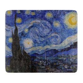 Vincent Van Gogh - The Starry night Schneidebrett